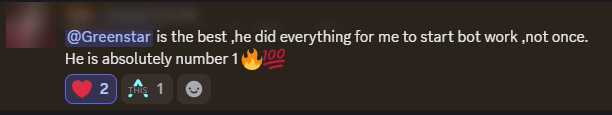 Player review from our Discord (names hidden)